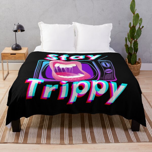 Item preview, Hippie Style - Stay Trippy - Cute Retro Aesthetic - Universal Vibe - Mouth designed and sold by crazycollective.
