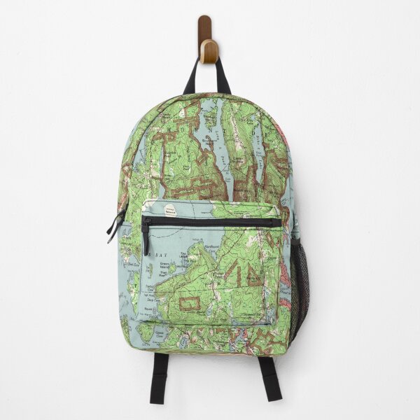Item preview, Arcadia National Park Map (1972) Vintage Mount Desert Maine Atlas designed and sold by BravuraMedia.