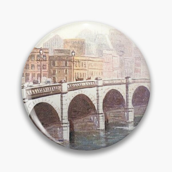 Artikelvorschau, Vintage Illustration der Glasgow Bridge, Glasgow, Schottland entworfen und verkauft von yourscotland.