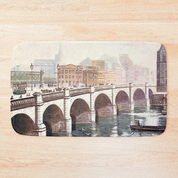 Item preview, Vintage Illustration of Glasgow Bridge, Glasgow, Scotland designed and sold by yourscotland.