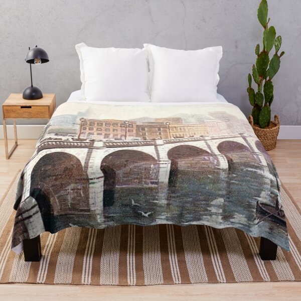 Item preview, Vintage Illustration of Glasgow Bridge, Glasgow, Scotland designed and sold by yourscotland.