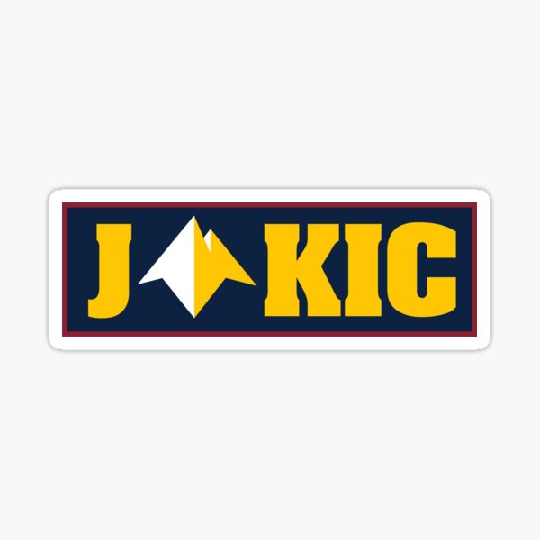Nikola Jokic - Denver Basketball Sticker