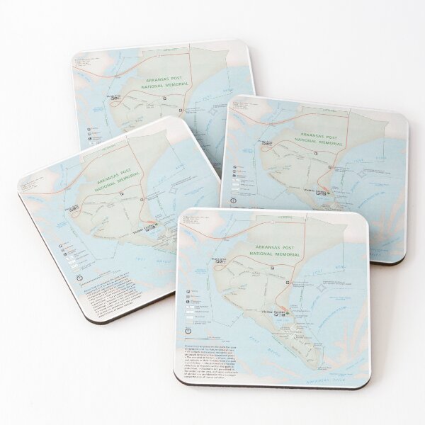 Item preview, Arkansas Post National Memorial Park Map (2006) Henri de Tonti French Trading Post Atlas designed and sold by BravuraMedia.