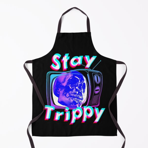 Item preview, Hippie Style - Stay Trippy - Cute Retro Aesthetic - Universal Vibe - Skull designed and sold by crazycollective.
