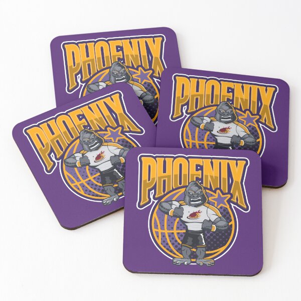 Item preview, Phoenixes Suns gorilla mascot basketball designed and sold by PabsCellaneous.