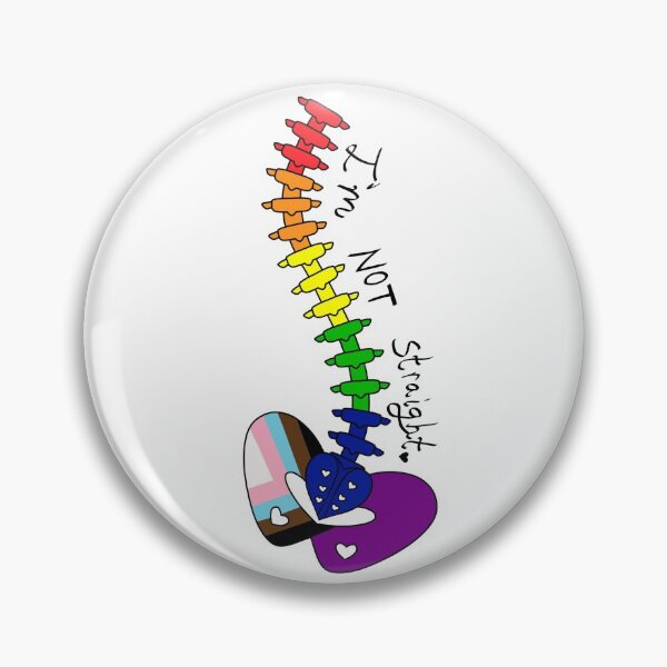 Item preview, Not Straight - Rainbow designed and sold by WhiteRabbitZero.