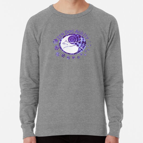 Zen Dog Agility Purple Tie Dye 2021 Lightweight Sweatshirt