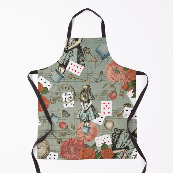 Item preview, Alice In Wonderland Collage - Golden Green designed and sold by maryedenoa.