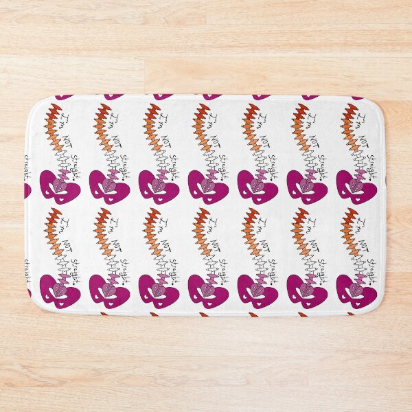 Item preview, Not Straight - Lesbian designed and sold by WhiteRabbitZero.