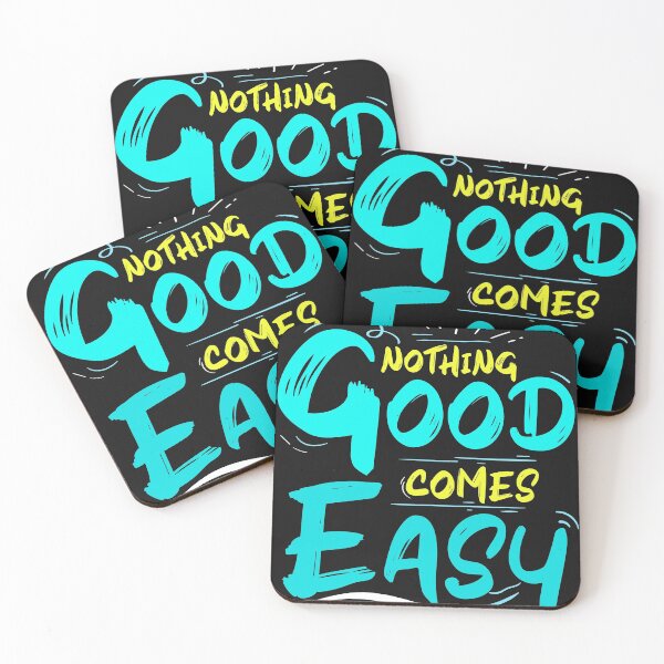Item preview, Nothing Good Comes Easy Fitness Workout Gym Bodybuilding designed and sold by ALYODESIGN.