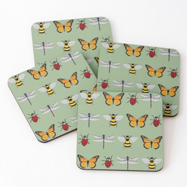 Item preview, assorted bug textile (color) designed and sold by withlovepiper.