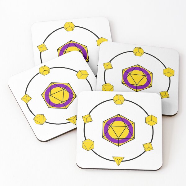 Item preview, Intersex Pride Dice  designed and sold by RoleCallDnD.