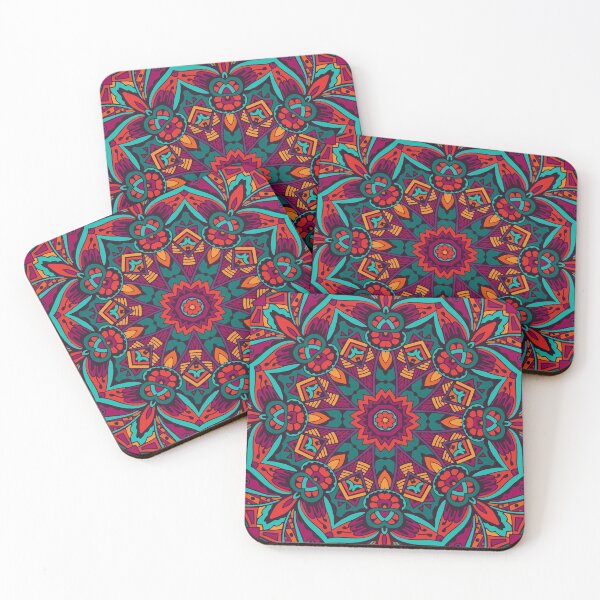 Item preview, Abstract Boho Festive Mandala Digital Pattern Art - Red designed and sold by avalonmedia.