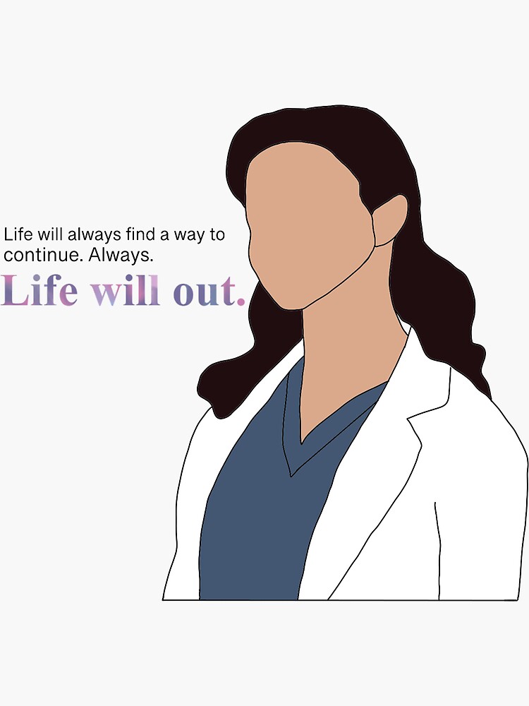 amelia-shepherd-life-will-out-sticker-for-sale-by-cvsmix07-redbubble