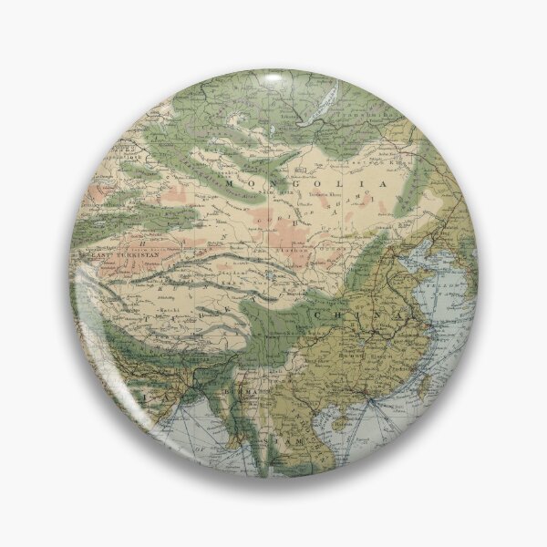 Item preview, Old Asia Commercial Shipping Routes Map (1907) Vintage Eastern Hemisphere Ports Chart designed and sold by BravuraMedia.