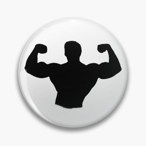 Item preview, ARNOLD SCHWARZENEGGER BLACK SILHOUETTE DOUBLE BICEPS POSE ► ICONIC // BODYBUILDING // WORKOUT designed and sold by MORE-THE-BRAND.