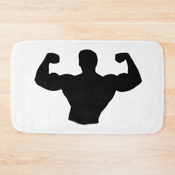 Item preview, ARNOLD SCHWARZENEGGER BLACK SILHOUETTE DOUBLE BICEPS POSE ► ICONIC // BODYBUILDING // WORKOUT designed and sold by MORE-THE-BRAND.