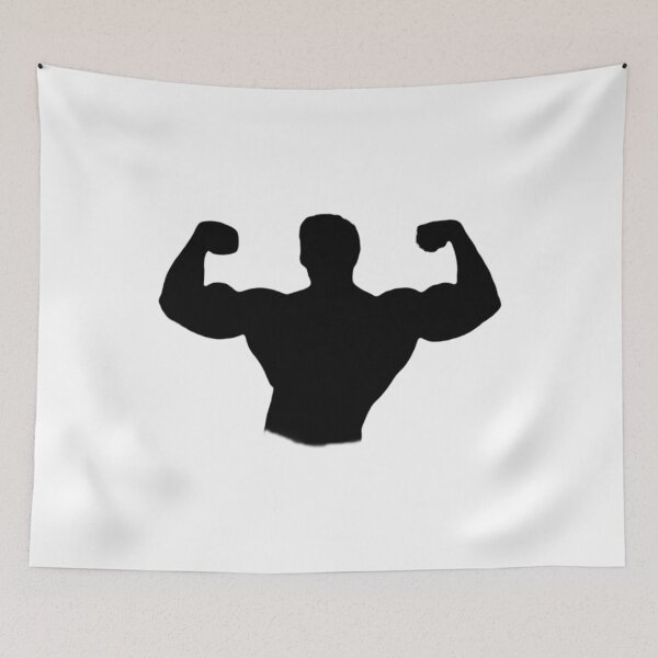 Item preview, ARNOLD SCHWARZENEGGER BLACK SILHOUETTE DOUBLE BICEPS POSE ► ICONIC // BODYBUILDING // WORKOUT designed and sold by MORE-THE-BRAND.