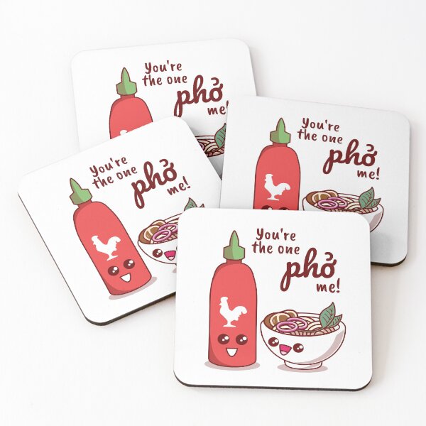 Item preview, You're the One Pho Me Kawaii Cute designed and sold by MeowsAndMakes.