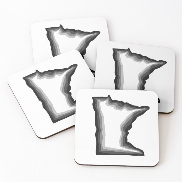 Item preview, Black White Gray Minnesota MN designed and sold by hopecope.