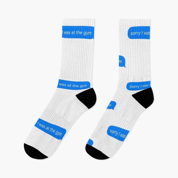 Item preview, Sorry I Was At The Gym White - Funny Gym designed and sold by GymWearDepot.