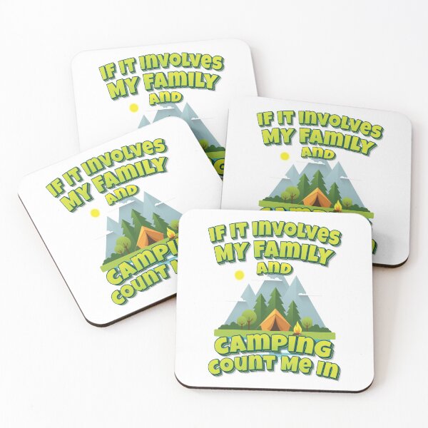 Item preview, If It Involves My Family And Camping Count Me In designed and sold by FiveNiches.