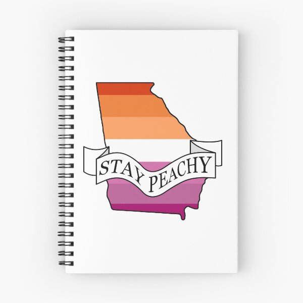 Artikelvorschau, Bleiben Sie Peachy Georgia Lesbian Pride entworfen und verkauft von BiPlusGeorgia.