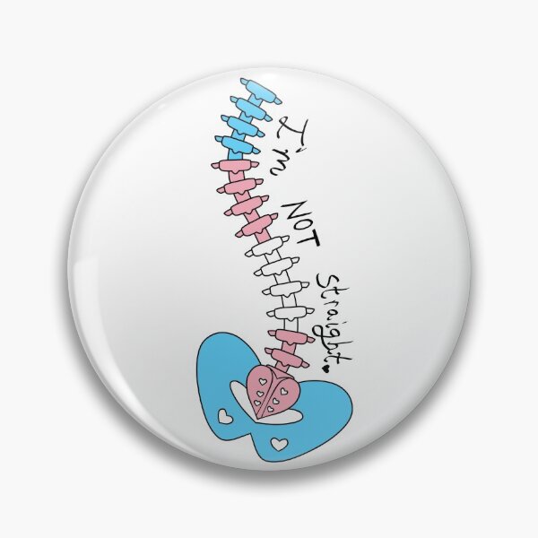 Item preview, Not Straight - Transgender designed and sold by WhiteRabbitZero.