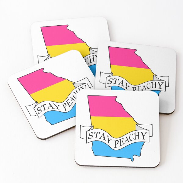 Item preview, Stay Peachy Georgia Pansexual Pride designed and sold by BiPlusGeorgia.