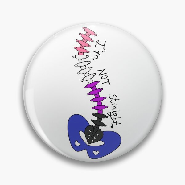 Item preview, Not Straight - Genderfluid designed and sold by WhiteRabbitZero.