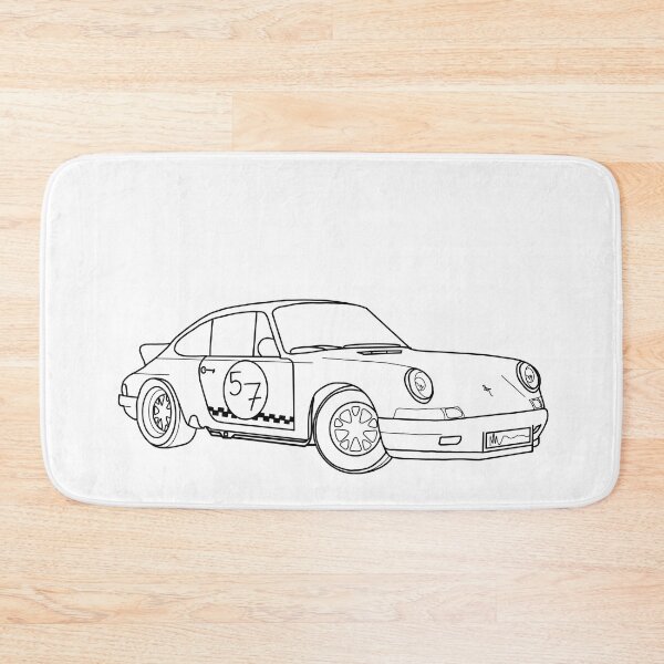 Item preview, Porsche 911 | Hand Drawn Car designed and sold by OneLineArt.