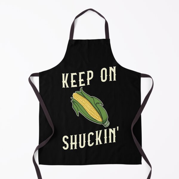 Item preview, Corn on the Cob Keep on Shuckin' pun designed and sold by Huhnerdieb Apparel.
