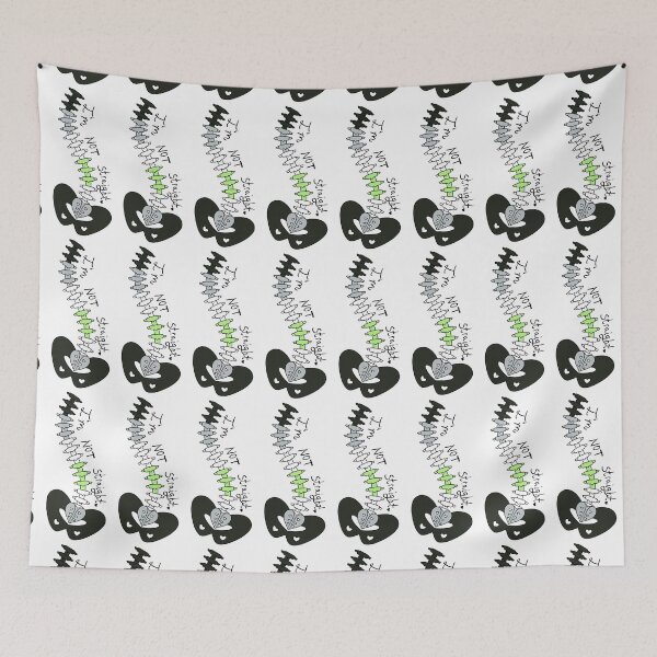 Item preview, Not Straight - Agender designed and sold by WhiteRabbitZero.
