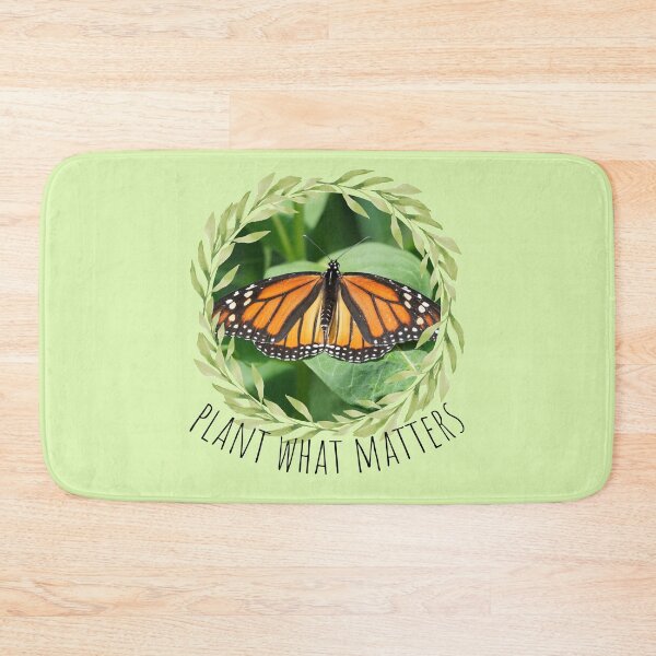 Item preview, Plant What Matters Milkweed & Monarch Design designed and sold by EarthArtDesigns.