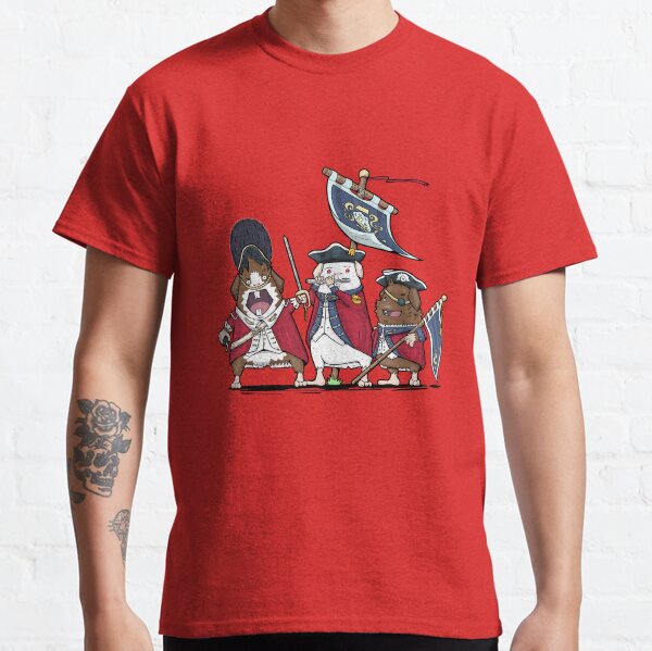 British Redcoat Guinea Pig Bards Classic T-Shirt