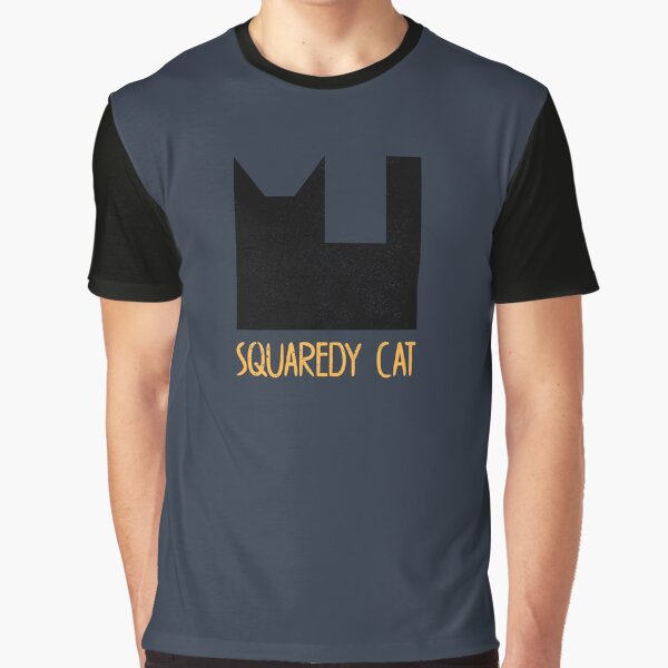 Item preview, Squaredy Cat Pun  designed and sold by Comstock Design Co..