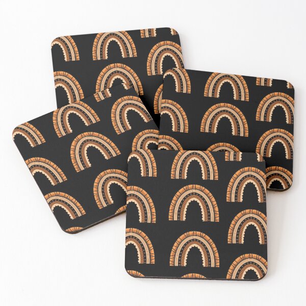 Item preview, Scandinavian boho rainbow sticker pack designed and sold by Tanuja  Sharma.