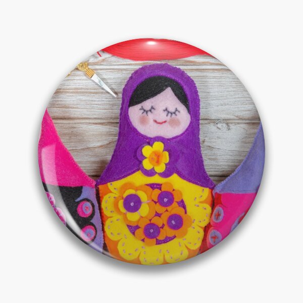 Item preview, Handmade Babuszki pin cushion designed and sold by Ricjacyno.