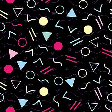 Artwork thumbnail, Cool Symbol Retro Pattern by PatternTale