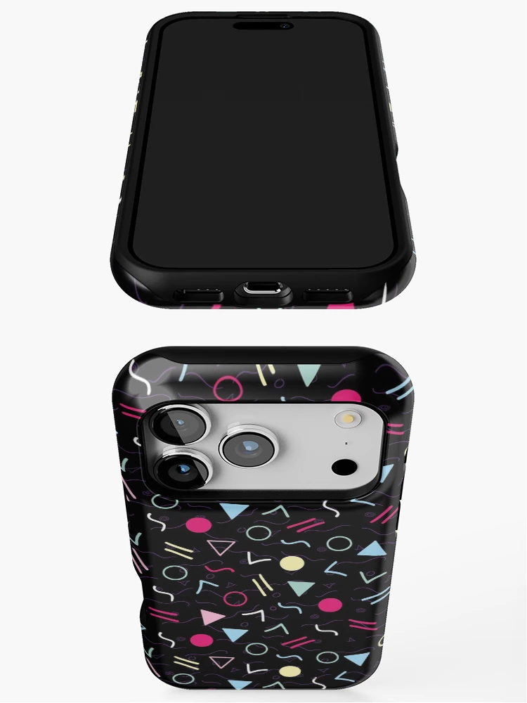 Thumbnail 3 of 4, iPhone Case, Cool Symbol Retro Pattern designed and sold by PatternTale.