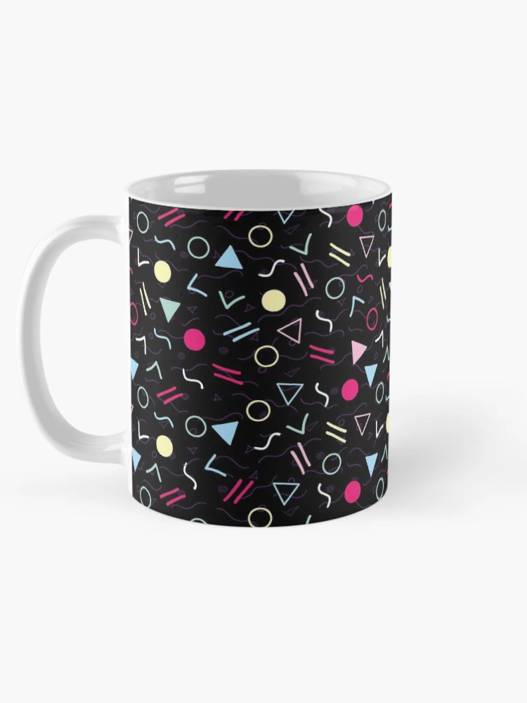 Thumbnail 5 of 6, Coffee Mug, Cool Symbol Retro Pattern designed and sold by PatternTale.