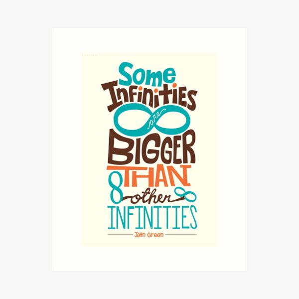 Item preview, Some Infinities are Bigger Than Other Infinities designed and sold by Risa Rodil.