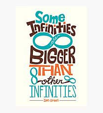 Some Infinities are Bigger Than Other Infinities Photographic Print
