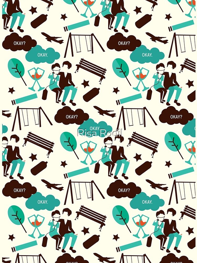 Thumbnail 4 of 4, iPhone Case, The Fault In Our Stars Pattern designed and sold by risarodil.