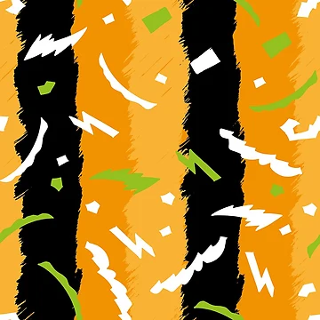 Artwork thumbnail, Tiger Skin Abstract Retro Pattern by PatternTale