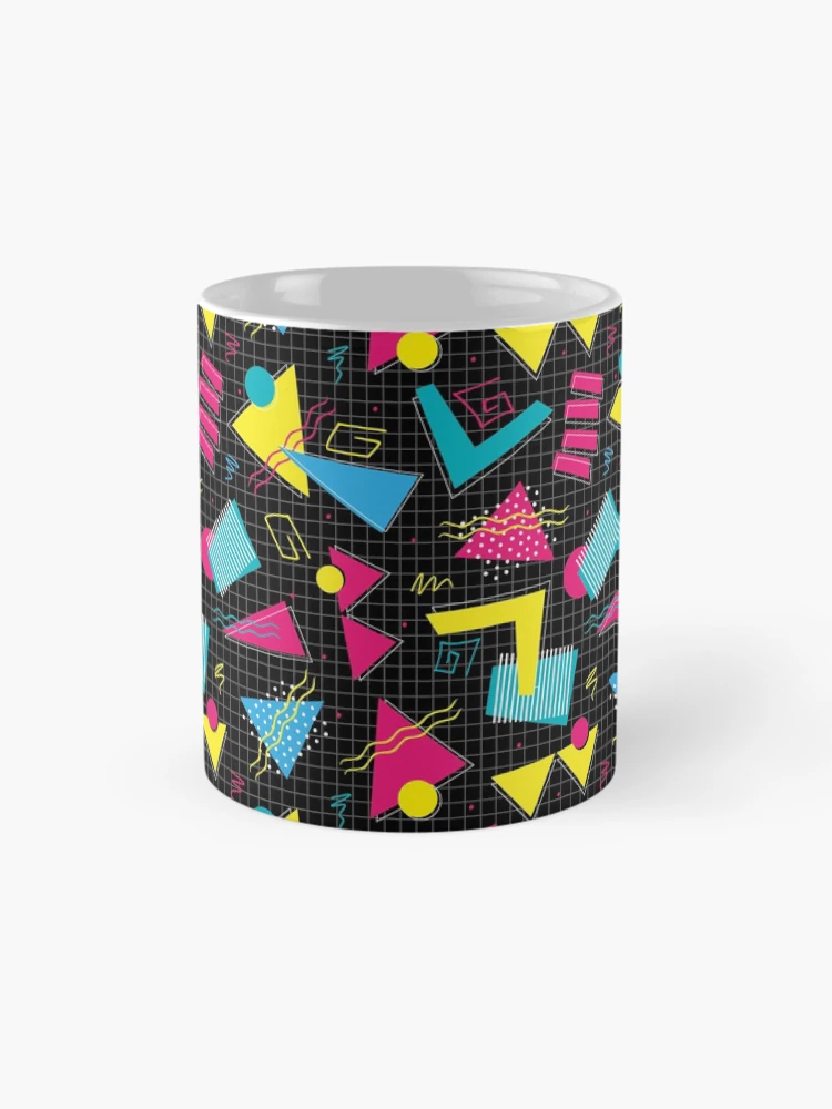 Thumbnail 4 of 6, Coffee Mug, Geometric Retro Pattern designed and sold by PatternTale.