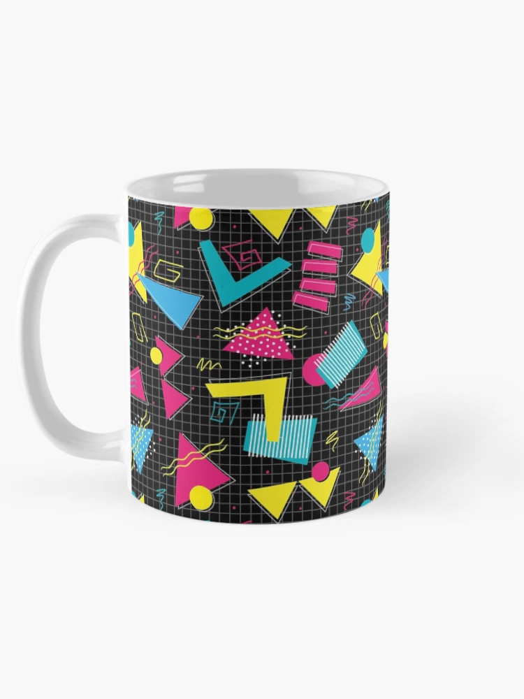 Thumbnail 5 of 6, Coffee Mug, Geometric Retro Pattern designed and sold by PatternTale.