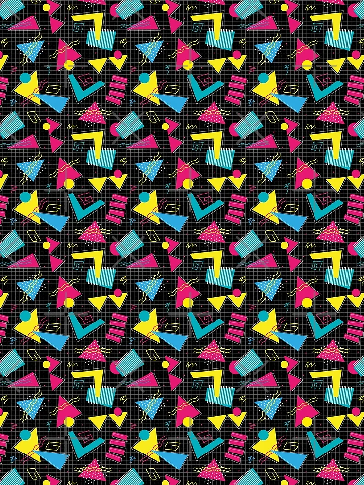 Thumbnail 4 of 4, Graphic T-Shirt, Geometric Retro Pattern designed and sold by PatternTale.