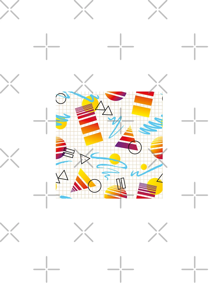 Thumbnail 7 of 7, Oversized T-Shirt, Pyramid Abstract Retro Pattern designed and sold by PatternTale.