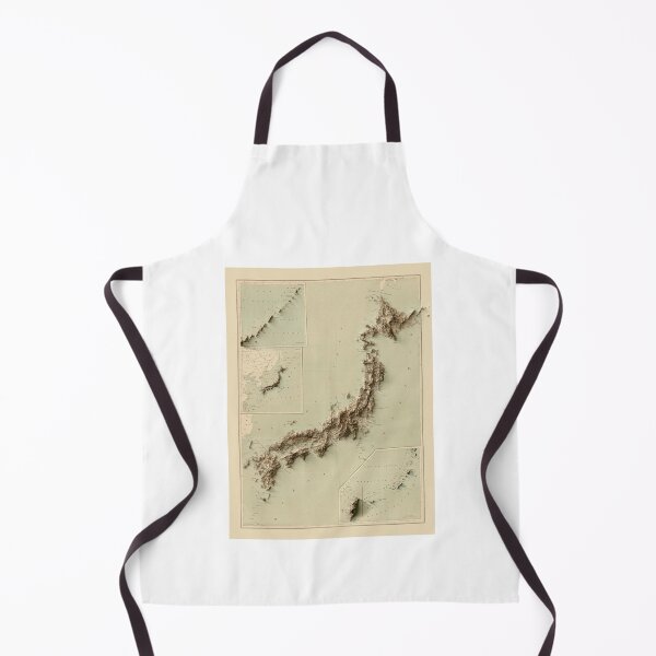 Item preview, 1898 Map of Japan 3D digitally-rendered designed and sold by ThinkAboutMaps.